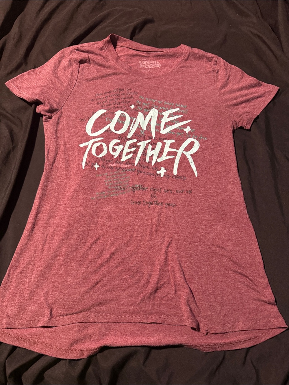 Come Together Graphic Tee - Red Heather